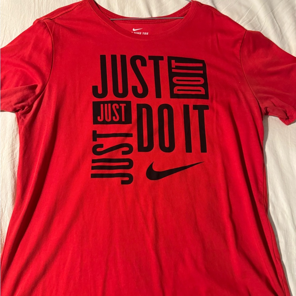 Nike Red Dri-Fit Athletic Tee